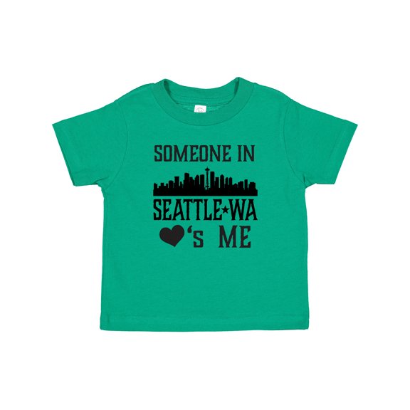 Inktastic Seattle Washington Someone Loves Me Skyline Boys or Girls Baby T-Shirt