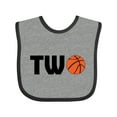 thumbnail image 1 of Inktastic Second Birthday Basketball Two Boys or Girls Baby Bib, 1 of 4