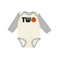 thumbnail image 1 of Inktastic Second Birthday Basketball Two Boys or Girls Long Sleeve Baby Bodysuit, 1 of 5