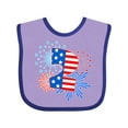 thumbnail image 1 of Inktastic Second Birthday- Fourth of July Fireworks Boys or Girls Baby Bib, 1 of 4