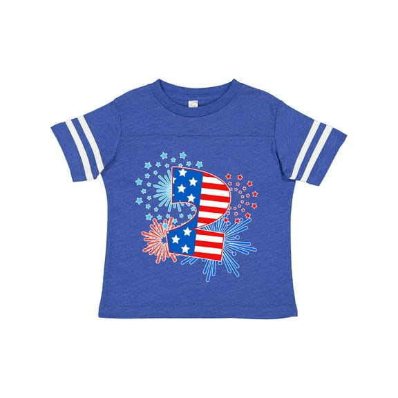 Inktastic Second Birthday Fourth of July Fireworks Boys or Girls Toddler T-Shirt