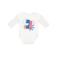 thumbnail image 1 of Inktastic Second Birthday- Fourth of July fireworks Boys or Girls Long Sleeve Baby Bodysuit, 1 of 5