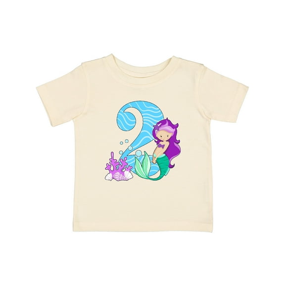 Inktastic Second Birthday Mermaid Girls Baby T-Shirt