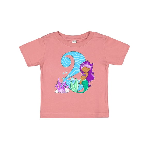 Inktastic Second Birthday Mermaid Girls Baby T-Shirt