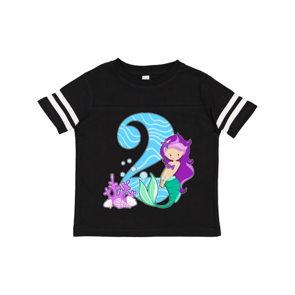 Inktastic Second Birthday Mermaid Girls Toddler T-Shirt