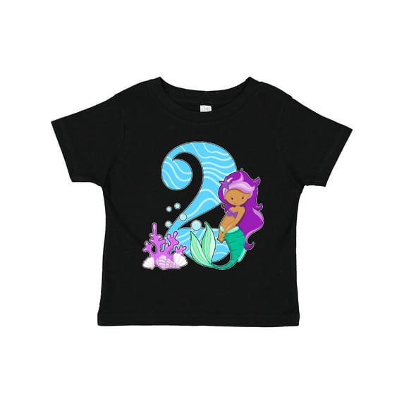 Inktastic Second Birthday Mermaid Girls Toddler T-Shirt