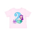 thumbnail image 1 of Inktastic Second Birthday Mermaid Girls Toddler T-Shirt, 1 of 5