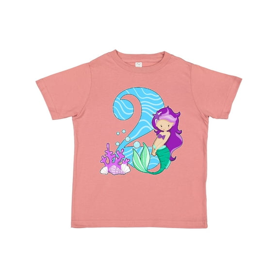 Inktastic Second Birthday Mermaid Girls Toddler T-Shirt