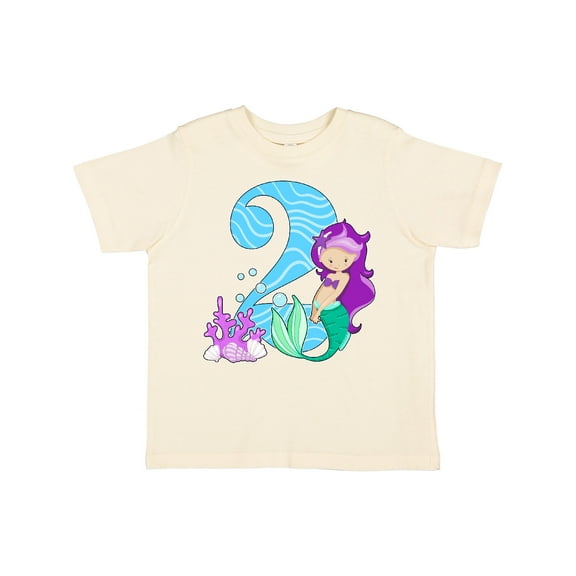 Inktastic Second Birthday Mermaid Girls Toddler T-Shirt