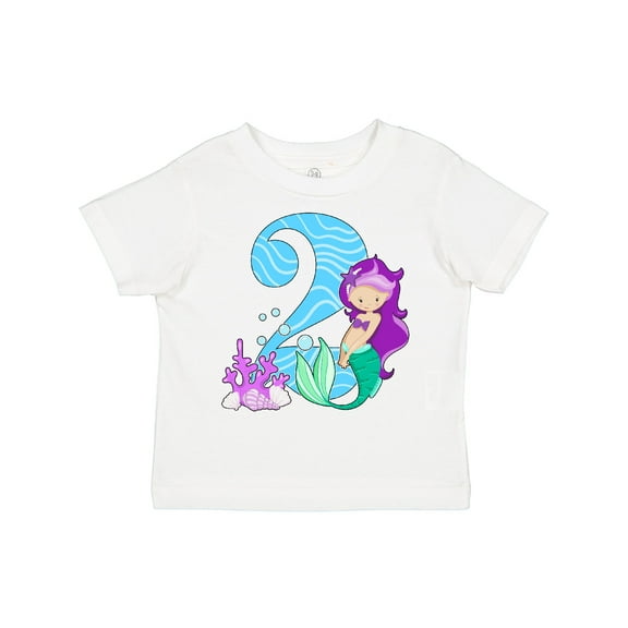 Inktastic Second Birthday Mermaid Girls Toddler T-Shirt