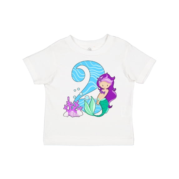 Inktastic Second Birthday Mermaid Girls Toddler T-Shirt