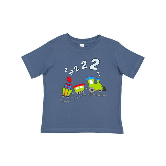 Inktastic Second Birthday Party Train Boys or Girls Baby T-Shirt