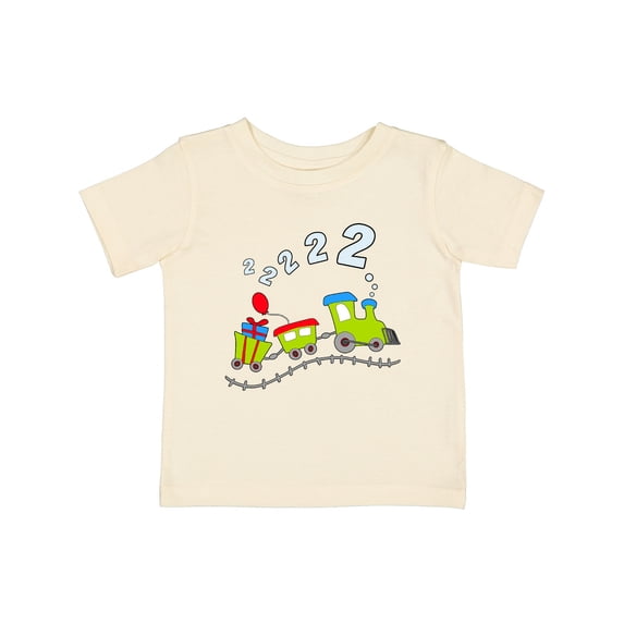 Inktastic Second Birthday Party Train Boys or Girls Baby T-Shirt