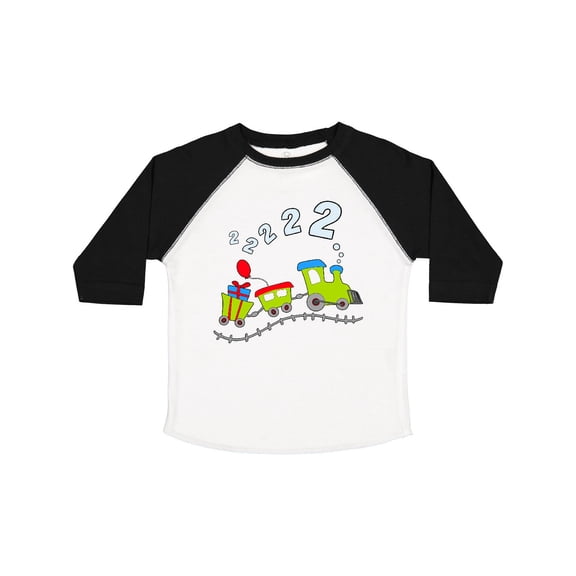Inktastic Second Birthday Party Train Boys or Girls Toddler T-Shirt
