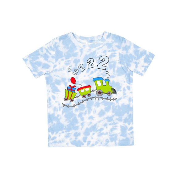 Inktastic Second Birthday Party Train Boys or Girls Toddler T-Shirt