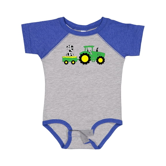 Inktastic Second Birthday Tractor Boys or Girls Baby Bodysuit