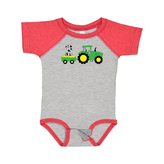 Inktastic Second Birthday Tractor Boys or Girls Baby Bodysuit