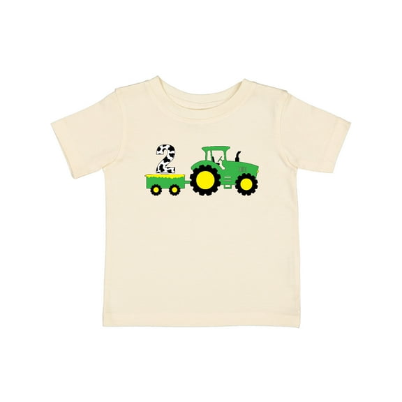 Inktastic Second Birthday Tractor Boys or Girls Baby T-Shirt