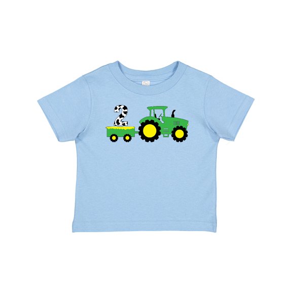 Inktastic Second Birthday Tractor Boys or Girls Baby T-Shirt