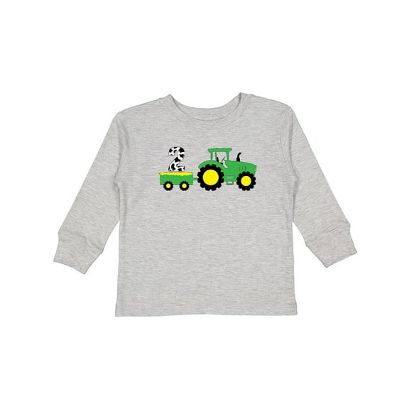 Inktastic Second Birthday Tractor Boys or Girls Long Sleeve Toddler T-Shirt