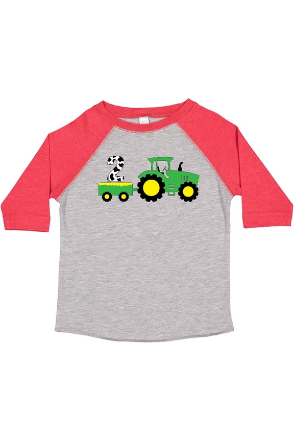 Second Birthday Tractor Boys or Girls Toddler T-Shirt