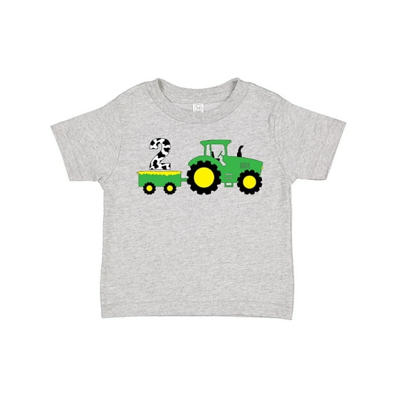 Inktastic Second Birthday Tractor Boys or Girls Toddler T-Shirt