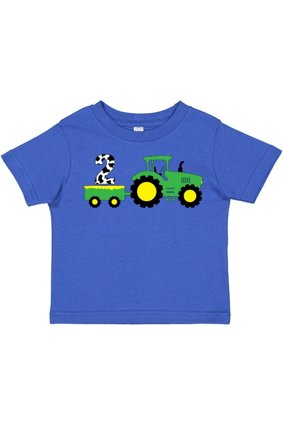 Second Birthday Tractor Boys or Girls Toddler T-Shirt