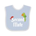 thumbnail image 1 of Inktastic Second Mate Pirate with Parrot and Bandanna Boys or Girls Baby Bib, 1 of 4