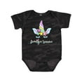 thumbnail image 1 of Inktastic Secretly a Unicorn flowers and horn Boys or Girls Baby Bodysuit, 1 of 5