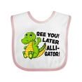 thumbnail image 1 of Inktastic See You Later Alligator Boys or Girls Baby Bib, 1 of 4