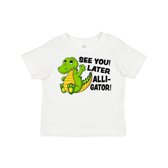 Inktastic See You Later Alligator Boys or Girls Toddler T-Shirt