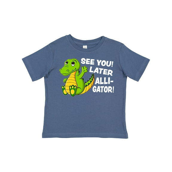 Inktastic See You Later Alligator Boys or Girls Toddler T-Shirt