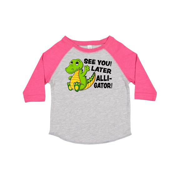 Inktastic See You Later Alligator Boys or Girls Toddler T-Shirt