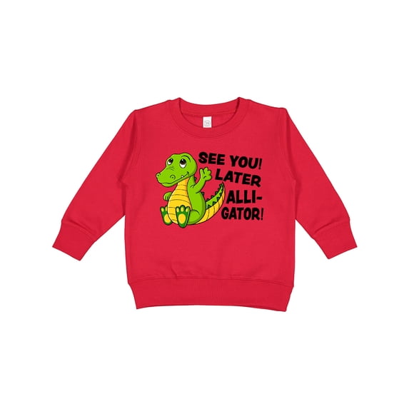Inktastic See You Later Alligator Toddler Sweatshirt
