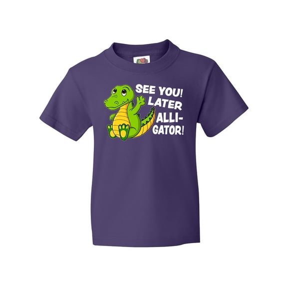 Inktastic See You Later Alligator Youth T-Shirt