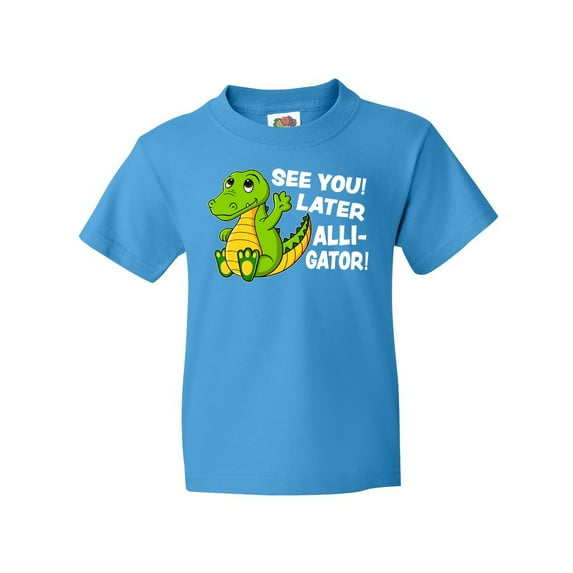Inktastic See You Later Alligator Youth T-Shirt