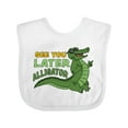 thumbnail image 1 of Inktastic See You Later Alligator with Black Sunglasses Boys or Girls Baby Bib, 1 of 4