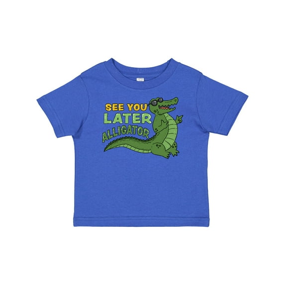 Inktastic See You Later Alligator with Black Sunglasses Boys or Girls Baby T-Shirt