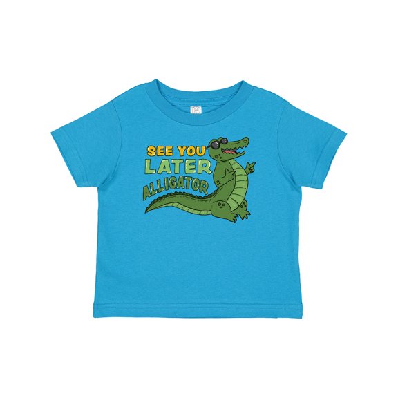 Inktastic See You Later Alligator with Black Sunglasses Boys or Girls Baby T-Shirt