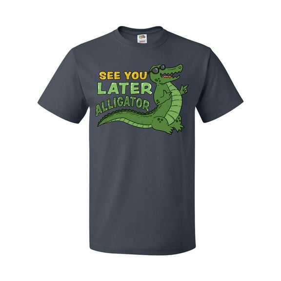 Inktastic See You Later Alligator with Black Sunglasses T-Shirt
