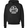 thumbnail image 1 of Inktastic Senior Class of 2026 in White with Graduation Cap Adult Hoodie Sweatshirt, 1 of 4