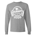 thumbnail image 1 of Inktastic Senior Class of 2026 in White with Graduation Cap Long Sleeve T-Shirt, 1 of 5