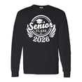 thumbnail image 1 of Inktastic Senior Class of 2026 in White with Graduation Cap Long Sleeve T-Shirt, 1 of 5