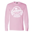 thumbnail image 1 of Inktastic Senior Class of 2026 in White with Graduation Cap Long Sleeve T-Shirt, 1 of 5