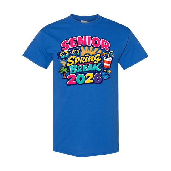 Inktastic Senior Spring Break 2026 T-Shirt