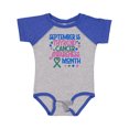 thumbnail image 1 of Inktastic September is Thyroid Cancer Awareness Month Boys or Girls Baby Bodysuit, 1 of 5