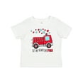 thumbnail image 1 of Inktastic Set My Heart on Fire Valentine Fire Truck with Hearts Boys or Girls Baby T-Shirt, 1 of 5