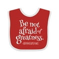 thumbnail image 1 of Inktastic Shakespeare Be Not Afraid of Greatness Boys or Girls Baby Bib, 1 of 4