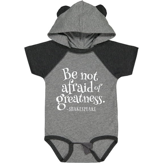 Inktastic Shakespeare Be Not Afraid of Greatness Boys or Girls Baby Bodysuit