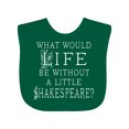 thumbnail image 1 of Inktastic Shakespeare Boys or Girls Baby Bib, 1 of 4